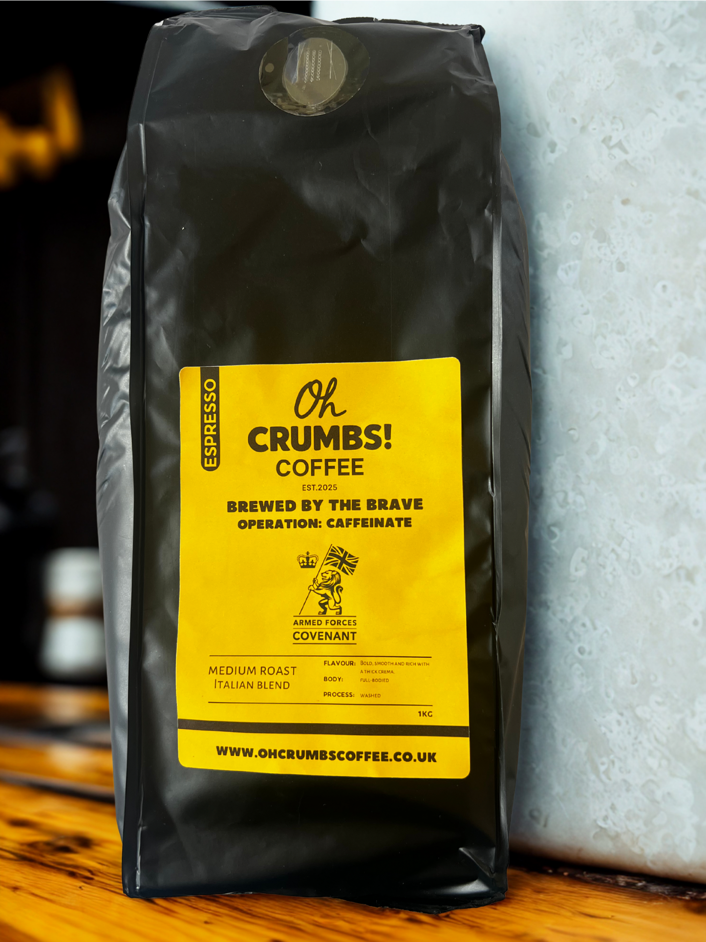 Oh Crumbs! Coffee Beans (1kg)
